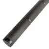 Close-up of a textured black cylinder or handle with a crisscross grip pattern, likely part of the ATX® Wall Mounted Dip Bars, featuring a slightly wider end cap against a plain white background.