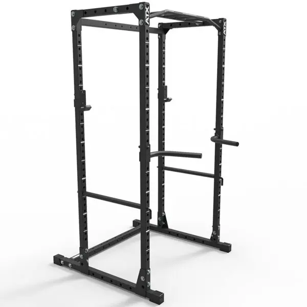 The ATX® 500 Dip Handles, in black, are featured with adjustable bars and pull-up handles against a plain white backdrop.