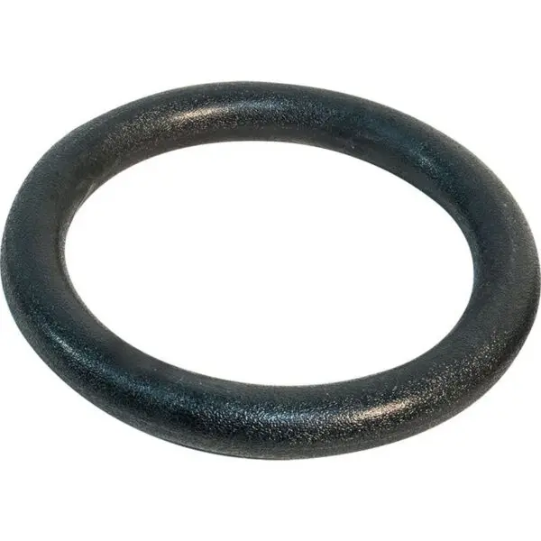 ATX® Plastic Gym Rings displayed on a white background with black rubber O-rings.
