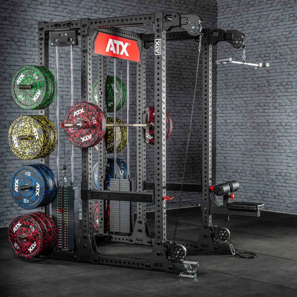 ATX Squat Cage Lat Tower Option