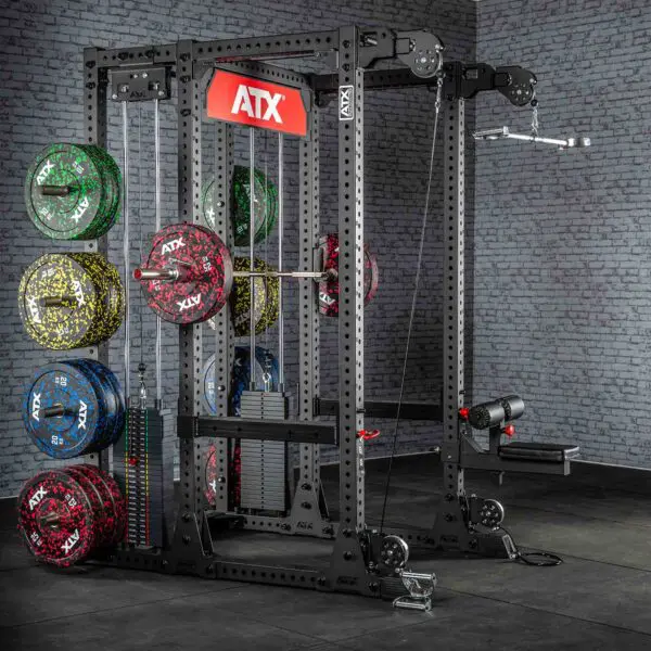 ATX Squat Cage Lat Tower Option