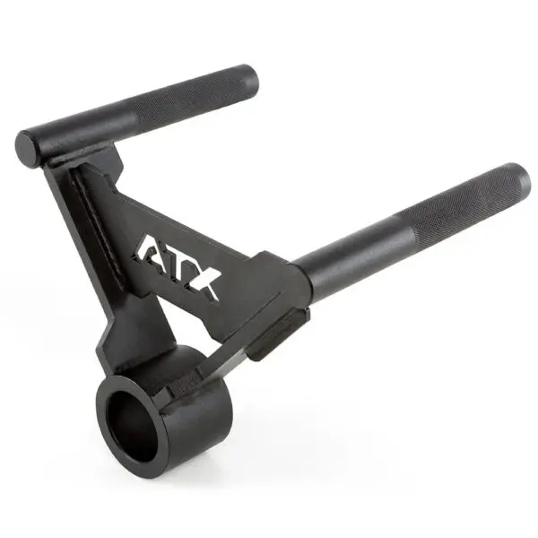 A 7ft 1500lbs Olympic Bushing Bar is perfect for enhancing strength training exercises and includes two textured grips with a central rotating joint.