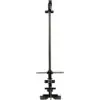 Image of an ATX® Wall Mounted Lat Pulldown showcasing a straight metal pole with black brackets. The setup features a T-shaped handle in the center, similar to a chin-up bar, with a chain hanging from the bottom.
