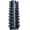 3kg to 15kg Rubber Hex Dumbbell Set