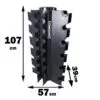 1kg to 20kg Rubber Hex Dumbbells - Image 4