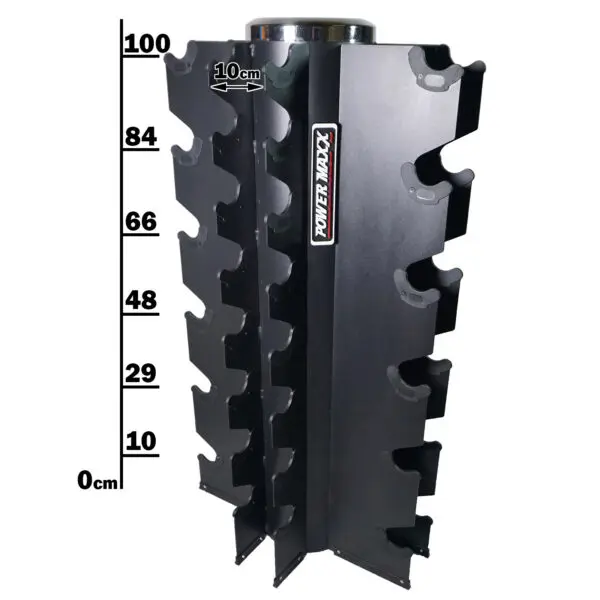Power Maxx Vertical Dumbbell Rack 14 Pairs - Image 4