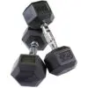 1kg to 20kg Rubber Hex Dumbbells - Image 14