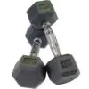 1kg to 20kg Rubber Hex Dumbbells - Image 8