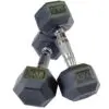 1kg to 20kg Rubber Hex Dumbbells - Image 10