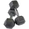 1kg to 20kg Rubber Hex Dumbbells - Image 13