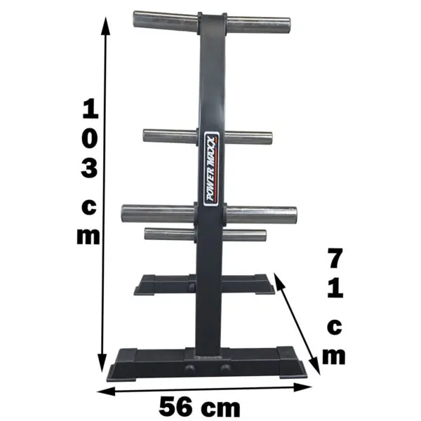 Power Maxx Olympic Weight Plate Rack - Image 3