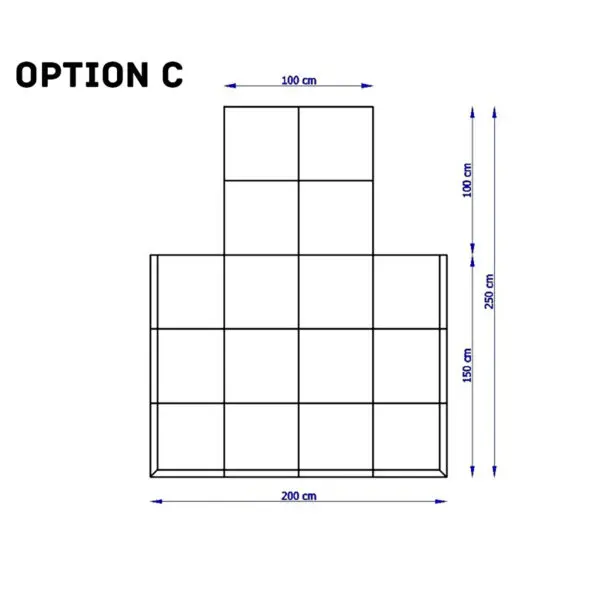 Weight training flooring