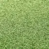 Close-up of GymFloor® RTS Turf 50x50@20mm, featuring a green artificial surface with dense and uniform grass-like fibers.