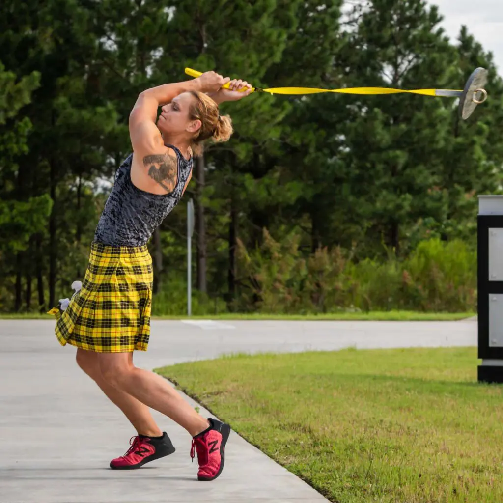 woman using the spud inc hammer