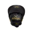 Black and gold Sting Viper Speed Focus Mitt with STING logo and website, featuring NEO GEL label on the wrist strap.