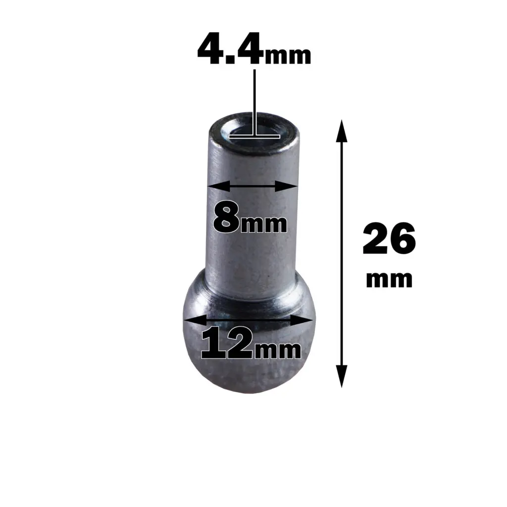 measurements for 12mm bellend