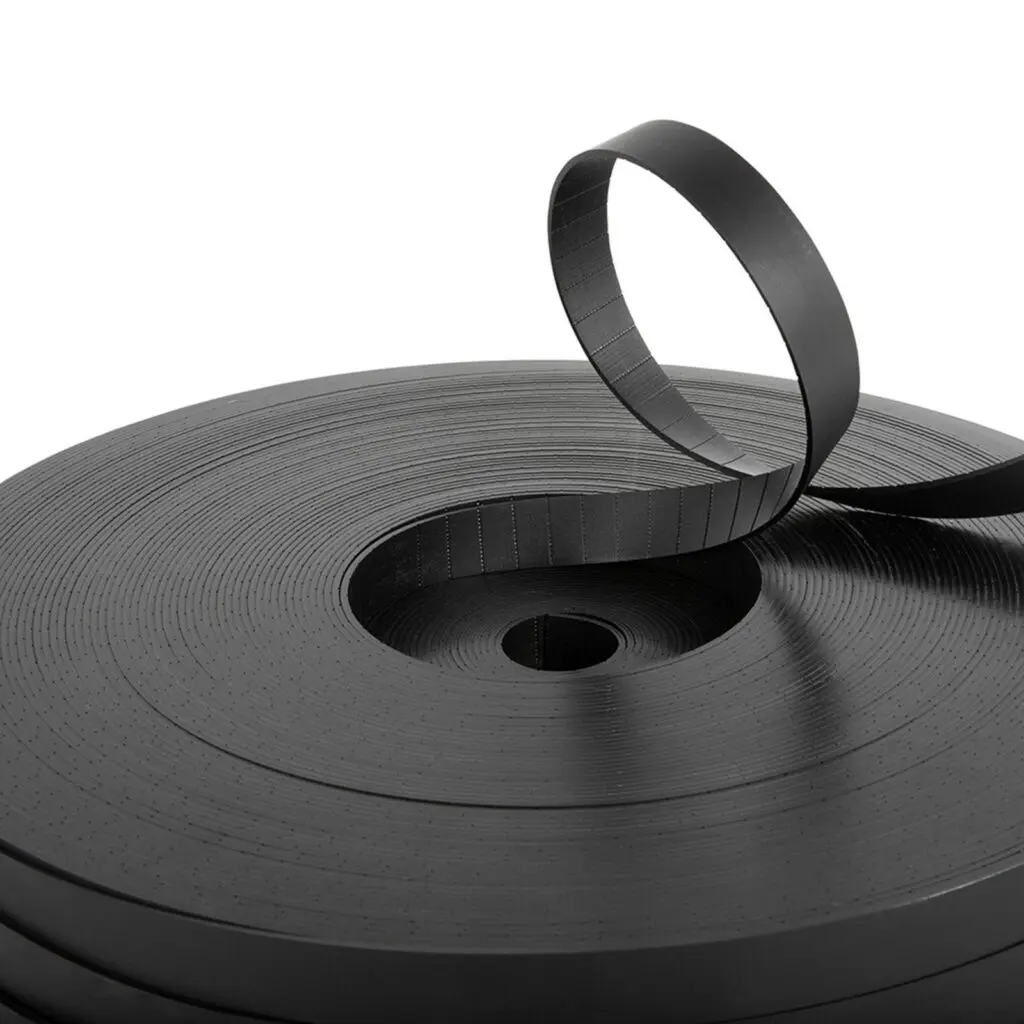 roll of belt that is used on gym equipment