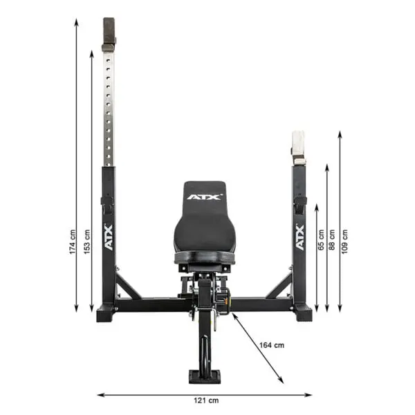 ATX® Olympic FID Bench Press - Discontinued - Image 12