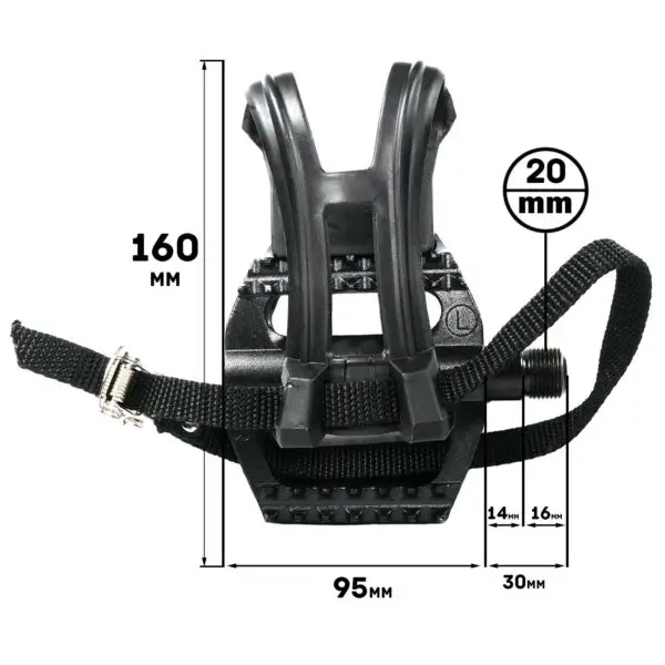 Spin Bike Pedals M20 (Pair) - Image 7