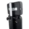 The Ironmaster Head Extension SB is showcased folded in a vertical position, featuring a sleek design with metallic support elements and adjustment knobs, emphasizing its sturdy construction.