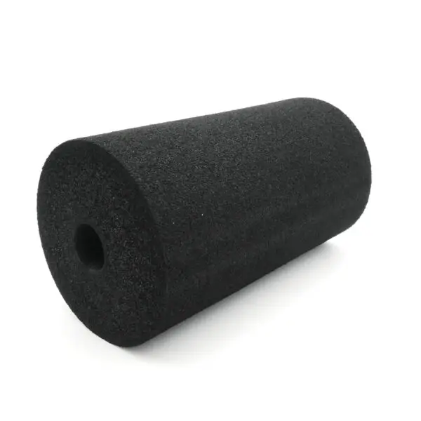 A Foam Roller 100 x 180mm with a textured surface is placed upright against a white background.