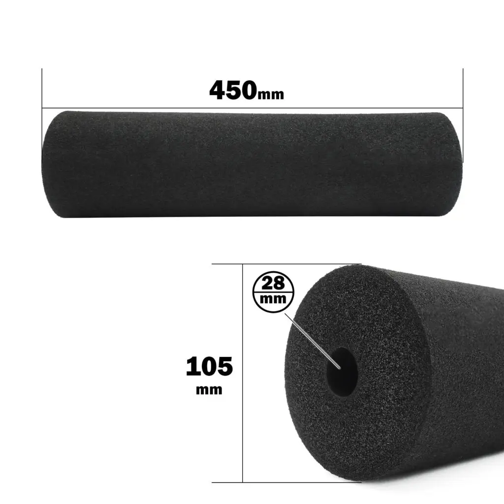 Foam Roller 100 x 450mm measurements