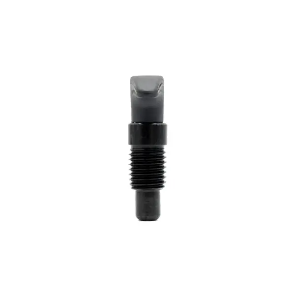 The Pop Pin M20 2.5 Thread features a cylindrical metal body with a threaded middle section, flat top, and tapered bottom, and is shown isolated on a plain white background.