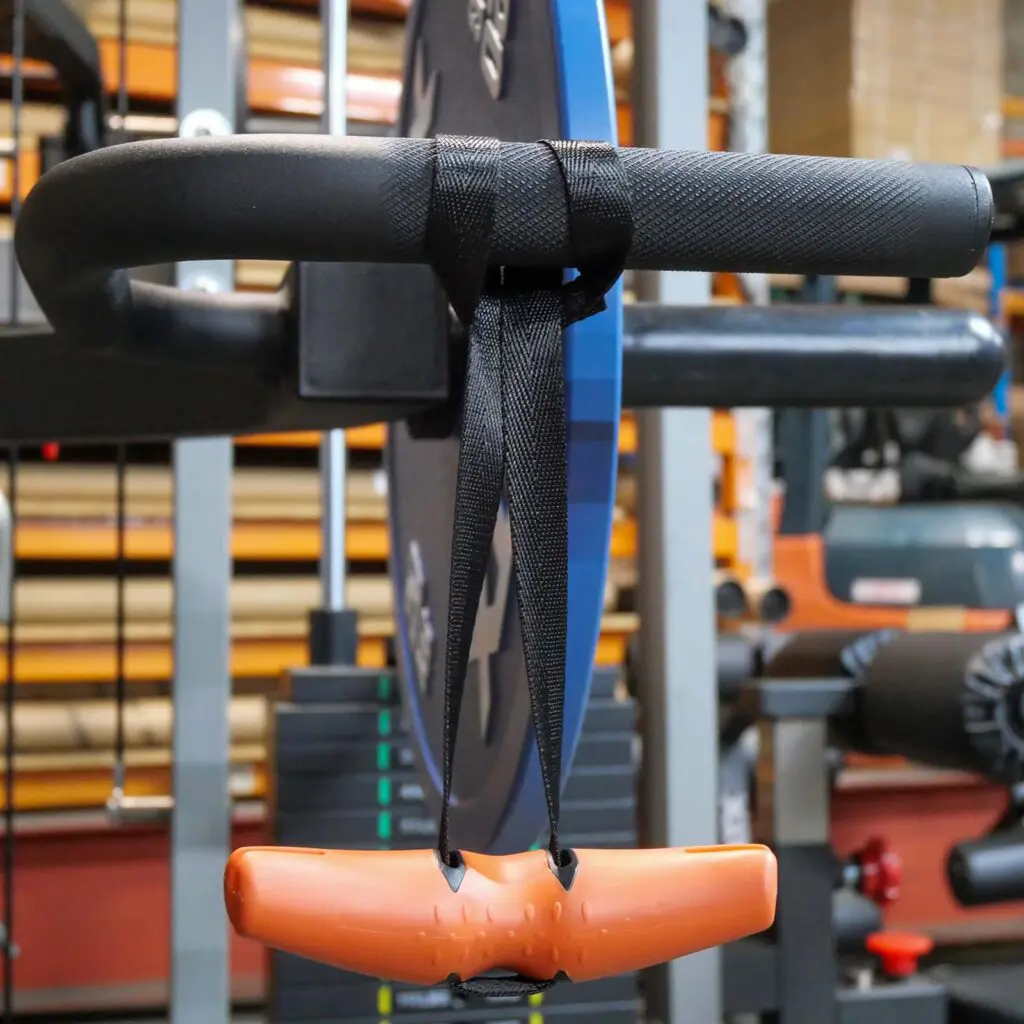The D Angle Grip V2 hanging