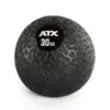 A black ATX® Slam Ball weighing 30 kg, featuring a textured tire-like surface, is placed against a white background with ATX and the weight printed in white on the front.