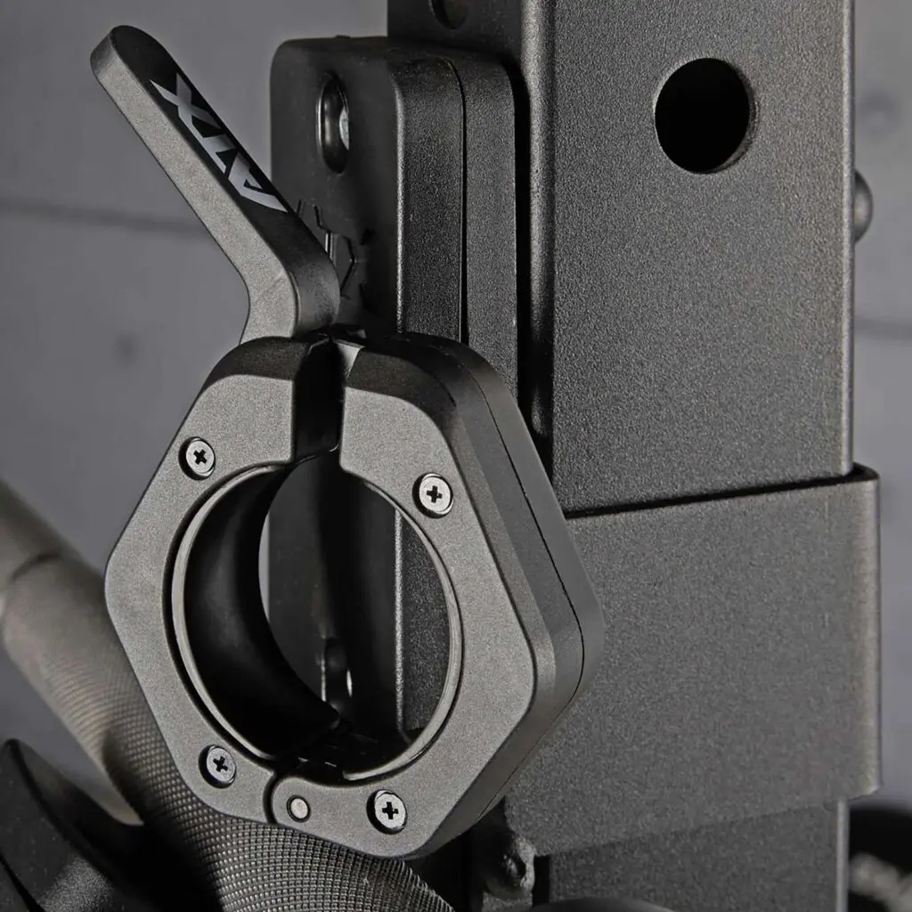 ATX-V-50-200 Magnetic Collar stored on power rack j hook