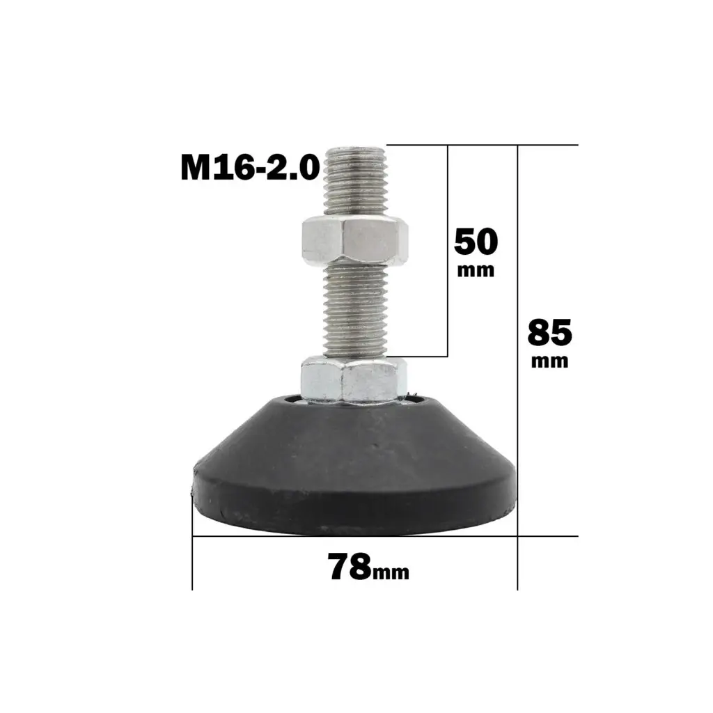 M16 treadmill leveling foot