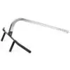 The Ironmaster Chin Up Attachment is crafted from durable metal and features a long, adjustable arm with multiple holes for customization. It includes two black, rubber handles for easy use, designed to efficiently assist in transport activities.
