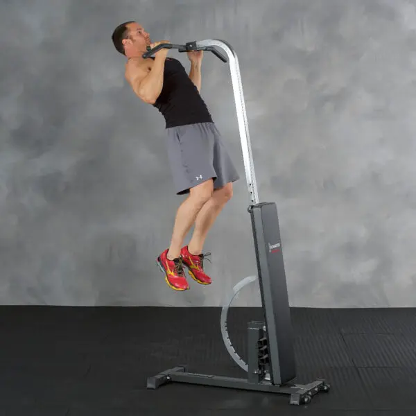 Ironmaster pull-up bar with multiple grips on Super Bench
