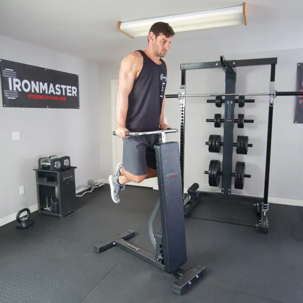 Ironmaster triceps dip attachment for upper body exercises