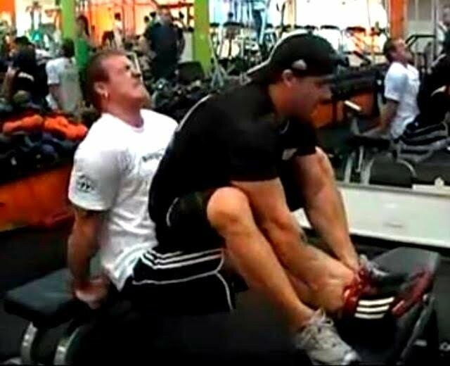 Tricep bench dips for swollen triceps