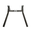 The ATX® Wall Mounted Dip Bars feature a sturdy metal frame with two padded grips, making it perfect for mounting on walls or ceilings. Designed for upper body workouts, it is ideal for those seeking versatile exercise options to strengthen their physique.