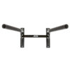The ATX® Wall Mounted Dip Bars feature two parallel grips enhanced with black padded material and showcase the iconic ATX logo in the center. Their sturdy design includes metal brackets for easy wall installation, making them a perfect addition to any dip station wall mount setup.