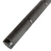 Close-up of a textured black cylinder or handle with a crisscross grip pattern, likely part of the ATX® Wall Mounted Dip Bars, featuring a slightly wider end cap against a plain white background.