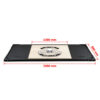 The ATX® Deadlift Platform Barbell Club is rectangular and measures 2500 mm by 1200 mm. It features a central logo with a barbell and ATX Fitness Barbell Club text, alongside marked sections for various activities.