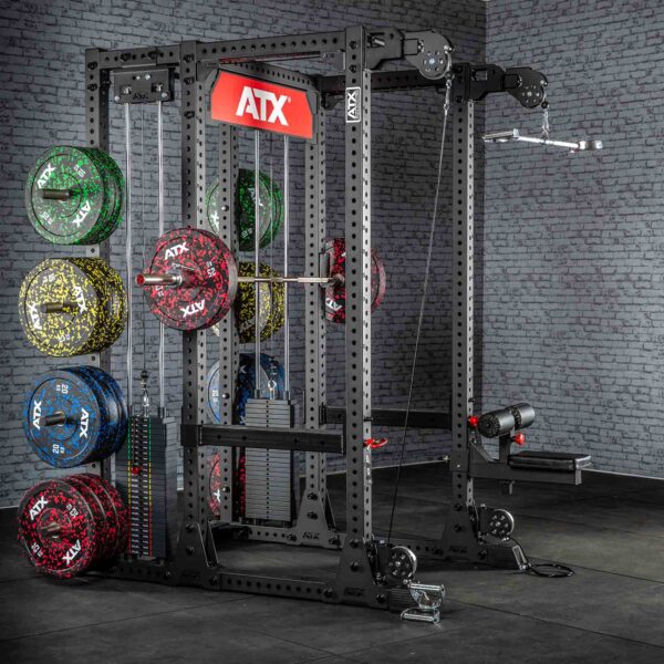 ATX Squat Cage Lat Tower Option