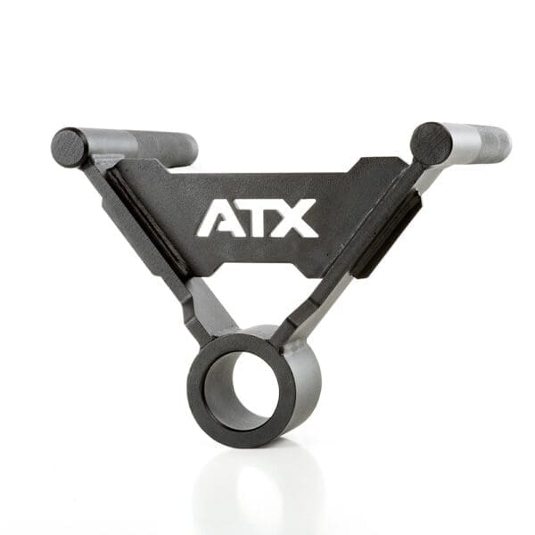 The 7ft 1500lbs Olympic Bushing Bar is a sleek metal weightlifting accessory with engraved details, featuring dual handles and a circular center. Ideal for strength training or attaching weights, its industrial design appeals to any fitness enthusiast.