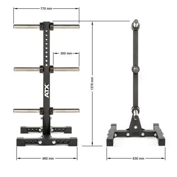 ATX® Bumper Plate Stand with Wheel Kit - Image 5