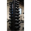 3kg to 15kg Rubber Hex Dumbbell Set - Image 4