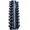 3kg to 15kg Rubber Hex Dumbbell Set