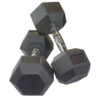 1kg to 20kg Rubber Hex Dumbbells - Image 16