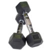 1kg to 20kg Rubber Hex Dumbbells - Image 6
