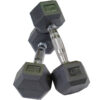 1kg to 20kg Rubber Hex Dumbbells - Image 8