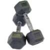 1kg to 20kg Rubber Hex Dumbbells - Image 9