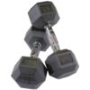 1kg to 20kg Rubber Hex Dumbbells - Image 13