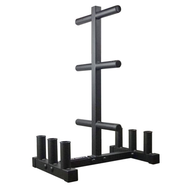 Power Maxx Olympic Plate and Barbell Stand